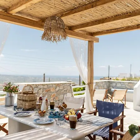 公寓 Naxos Pantheon House Panoramic View Agkidia