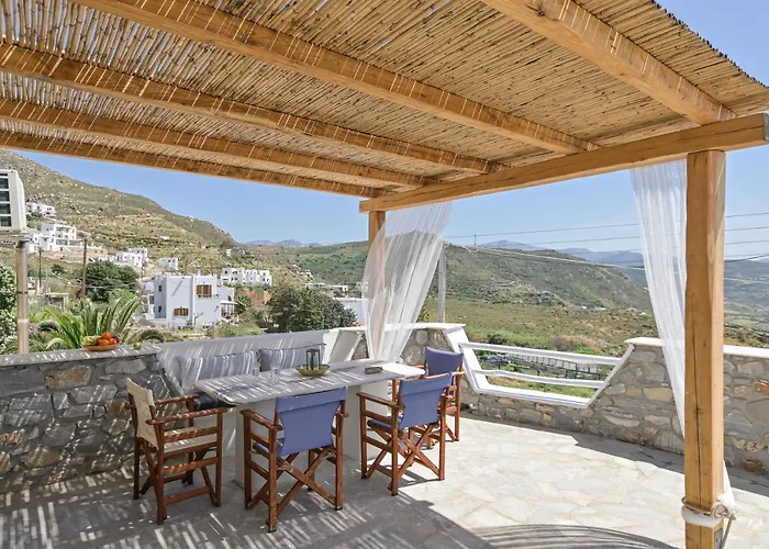 Naxos Pantheon House Panoramic View *