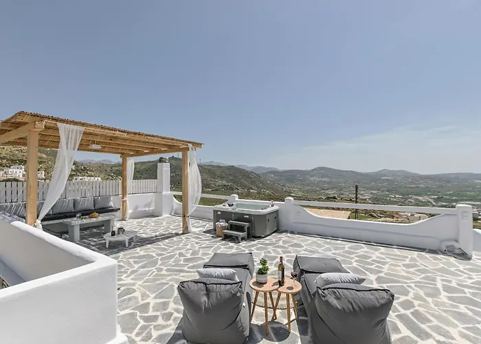 Naxos Pantheon House Panoramic View Agkidia