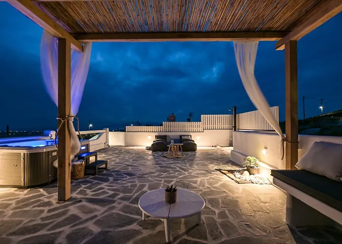 Apartment Naxos Pantheon House Panoramic View *